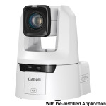 Canon CR-N700 4K PTZ Camera with 15x Zoom  and  Auto-Tracking App (White) 0