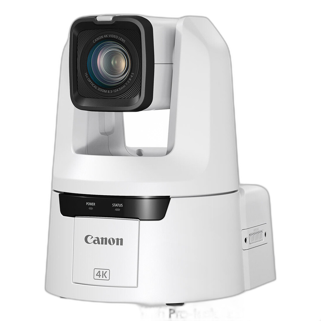 Canon CR-N700 4K PTZ Camera with 15x Zoom and Auto-Tracking App (White)