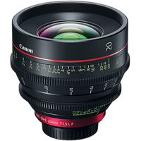 Canon CN-E 20mm T1.5 L F Cinema Prime Lens (EF Mount) 1