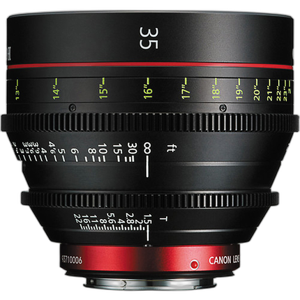 Canon CN-E 35mm T1.5 L F Cinema Prime Lens (EF Mount)
