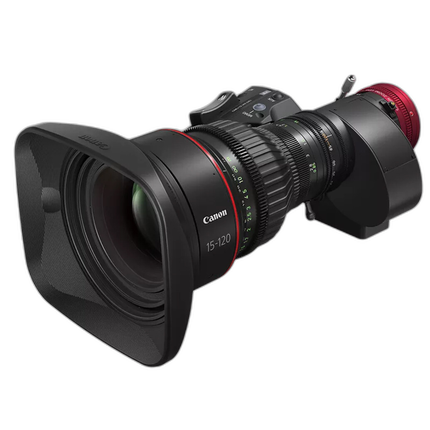 Canon CINE-SERVO 15-120mm T2.95-3.9 Zoom Lens with 1.5x Extender (EF Mount)