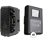 Core SWX Hypercore NEO Slim 98Wh 2-Battery Kit with Dual Charger -Gold Mount 0