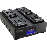 Core SWX FLEET Quantum 4-Position Charger w/ Touchscreen Color LCD (V-Mount) 0