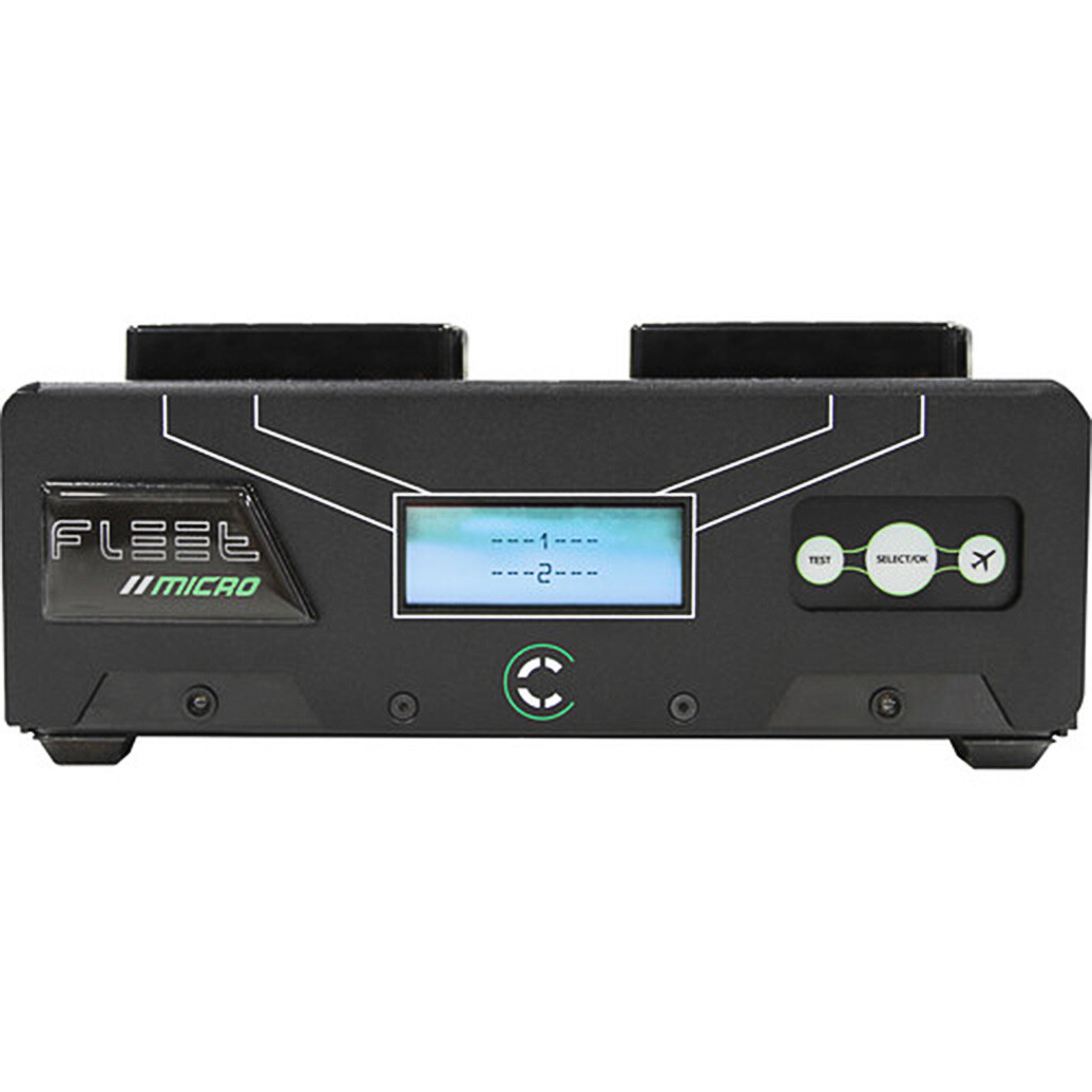 Core SWX Fleet Micro 3A Digital Dual Charger for Gold Mount Batteries