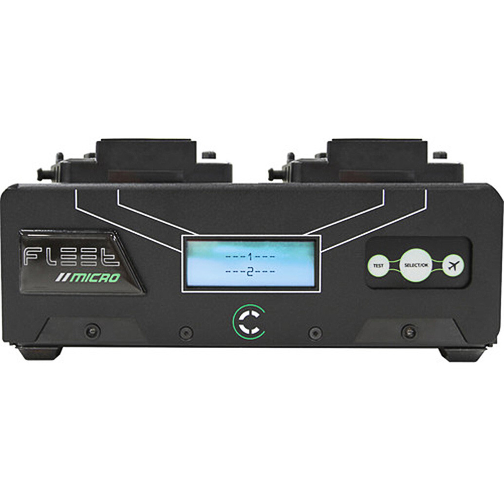Core SWX Fleet Micro 3A Digital Dual Charger for V-Mount Batteries