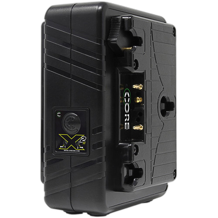 Core SWX GPM-X2A Mini Dual Travel Battery Charger (Gold Mount)