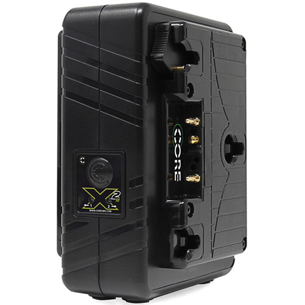 Core SWX GPM-X2A Mini Dual Travel Battery Charger (Gold Mount)