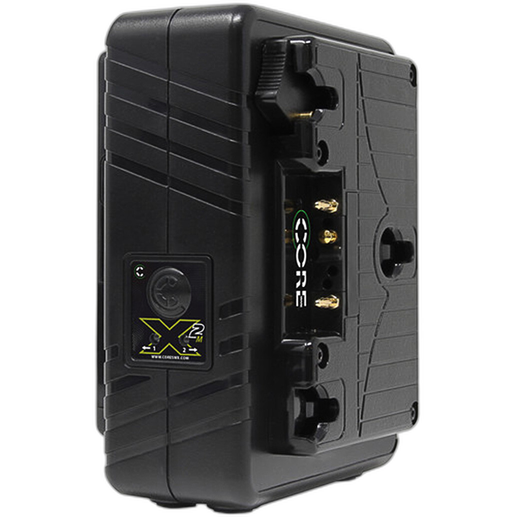 Core SWX GPM-X2A Mini Dual Travel Battery Charger (Gold Mount)
