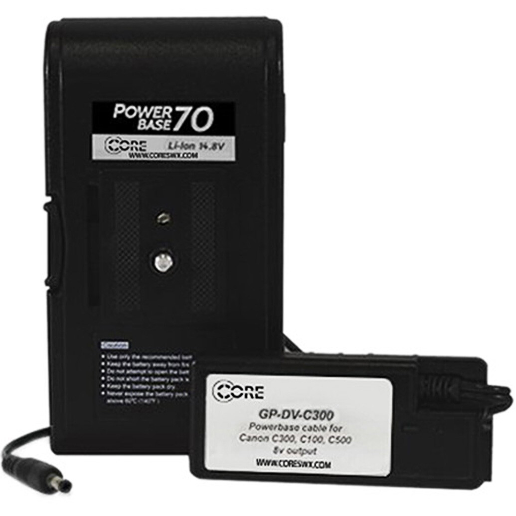 Core SWX PowerBase 70 Battery for Canon C100, C300, C500 (24 Cable)
