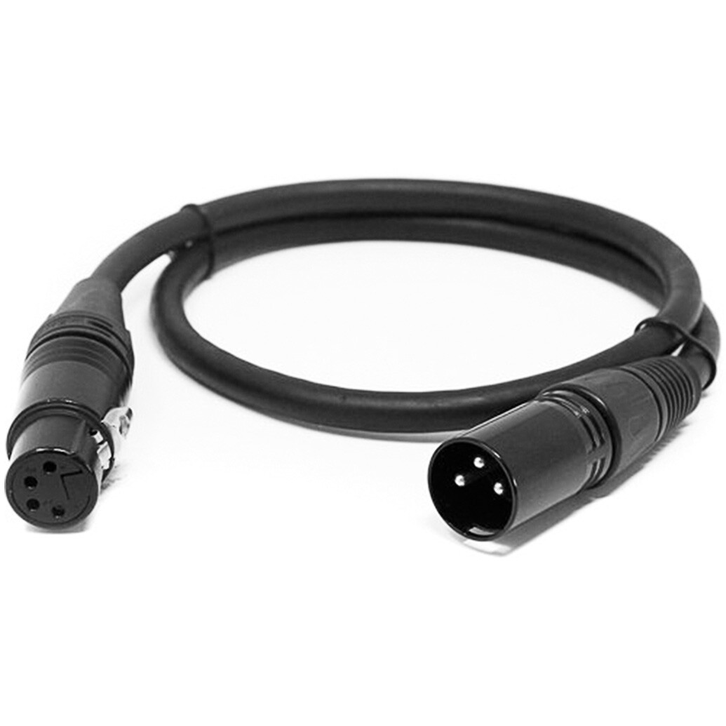 Core SWX 3-Pin XLR to 4-Pin XLR Cable for Helix SkyPanel Brackets