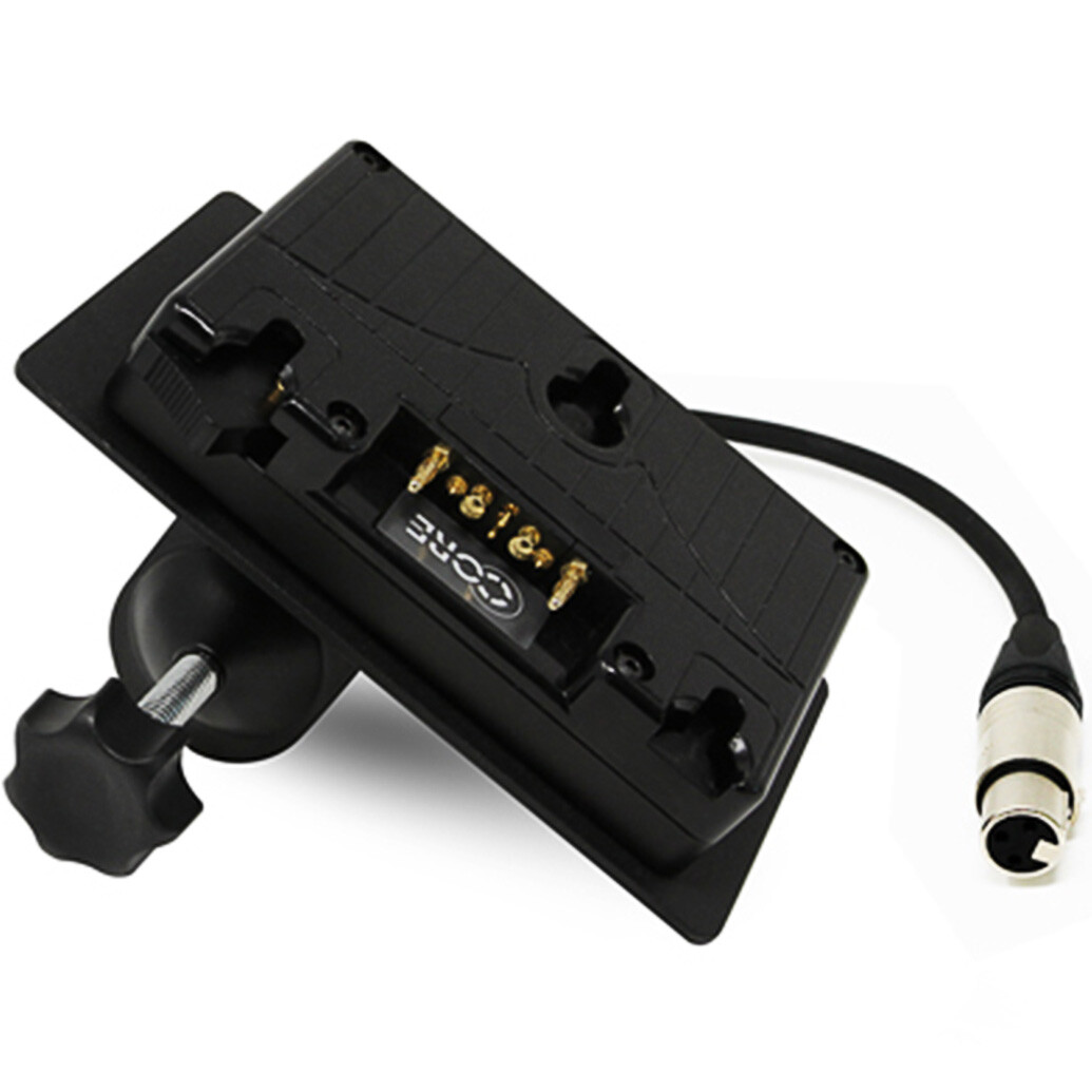 Core SWX Helix Batt Plate w/Lightstand Clamp ARRI SkyPanel S30 and S60 - Gold