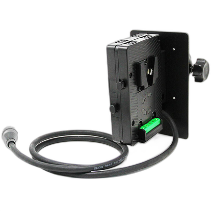 Core SWX Helix V-Mount plate w/ Lightstand clamp  and  24 3pin XLR output