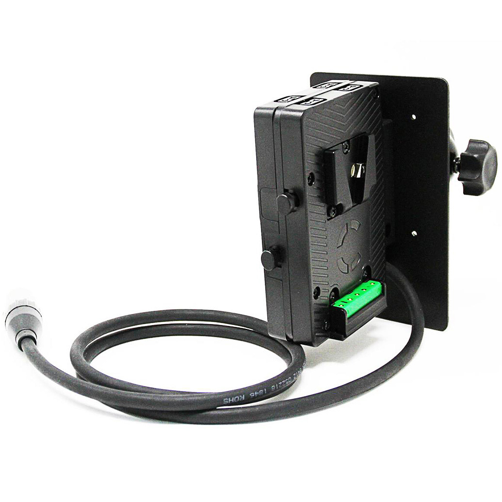 Core SWX Helix V-Mount plate w/ Lightstand clamp and 24 3pin XLR output