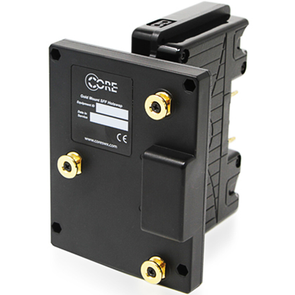 Core SWX Short Form Factor Hot Swap Shark-Fin Mnt Batt Mount(Gold Mnt 4xD-Ta