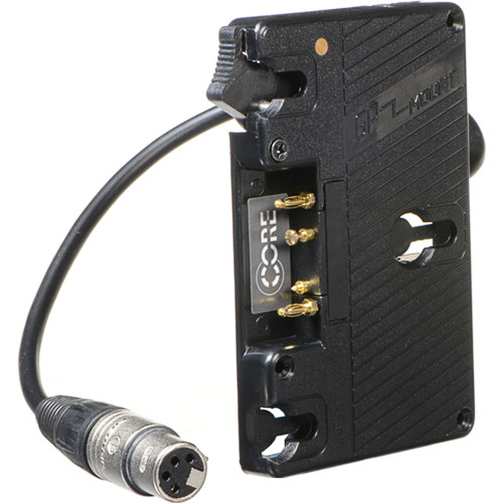 Core SWX VoltBridge AB Mount Plate with 4-Pin XLR  and  2 Powertaps for LED Pane