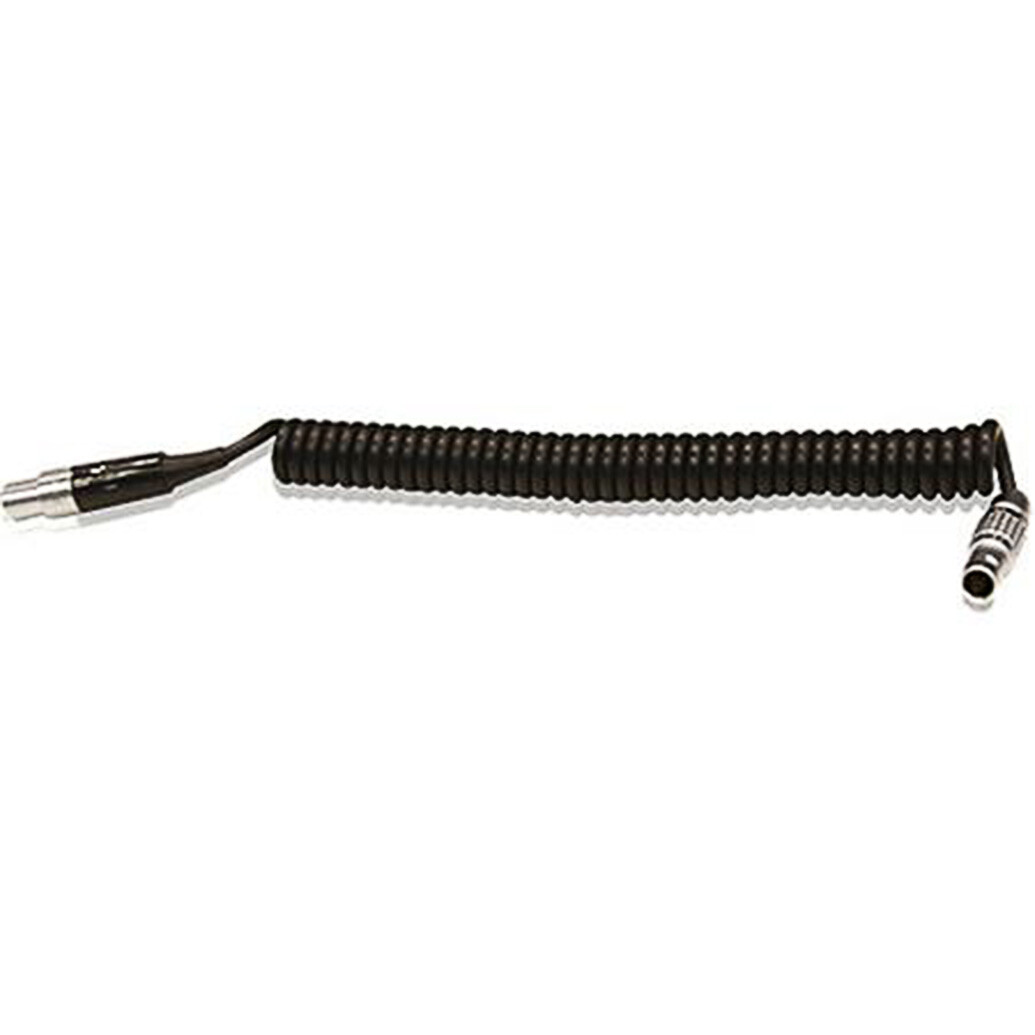 Core SWX ARRI 2-Pin LEMO to TVLogic Mini-XLR Coiled Cable  18 to 48