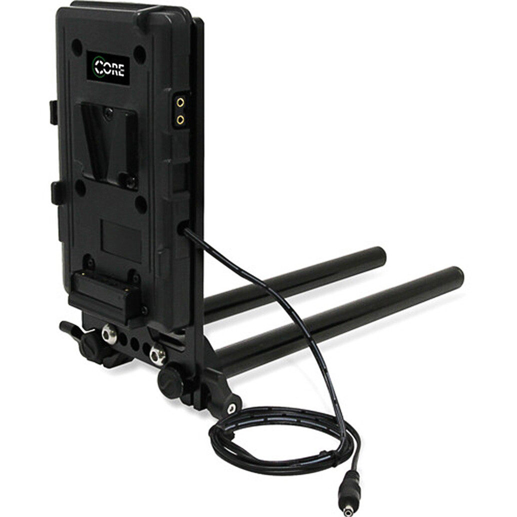 CoreSWX Battery Cheeseplate  and  15mm LWS Rod Clamp for C300 Mark II - V-Mount