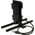 Core SWX Battery Cheeseplate  and  15mm LWS Rod Clamp with 4-Pin XLR - AB Mount 0