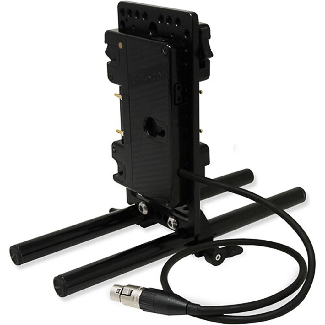 Core SWX Battery Cheeseplate  and  15mm LWS Rod Clamp with 4-Pin XLR - AB Mount