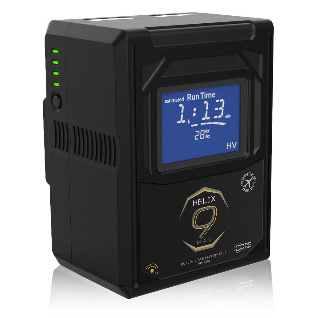 Core SWX Helix Max 98Wh Lithium-Ion Dual-Voltage Battery Gold Mount