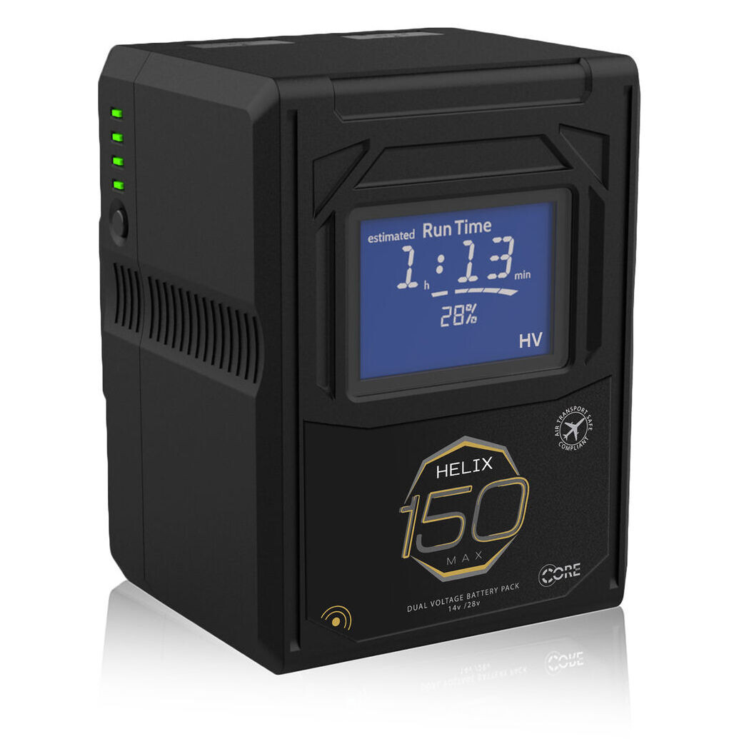 Core SWX Helix Max 150Wh Lithium-Ion Dual-Voltage Battery Gold Mount