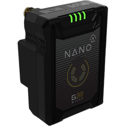 Core SWX NANO Micro 50 Lithium-Ion Battery Gold Mount
