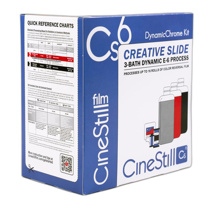 Cinestill CS6 D9 E6 Creative Slide 3-Bath DynamicChrome Quart Kit