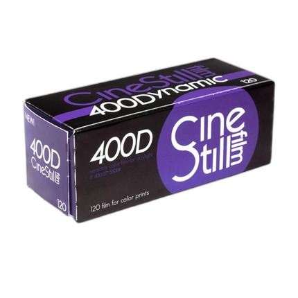 CineStill Film 400D Dynamic Color Negative Film (120 Roll Film) *ETA 9/26*