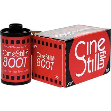 Cinestill 800 Tungsten C-41 Color Negative Film (35mm, 135/36Exp)