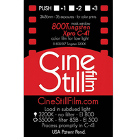 Cinestill 800 Tungsten C-41 Color Negative Film (35mm, 135/36Exp) 1