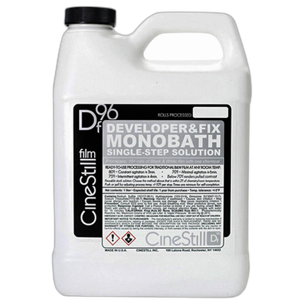 Cinestill DF96 Developer and Fix Monobath for Black and White Film (1L)