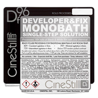 Cinestill DF96 Developer  and  Fix Monobath for Black  and  White Film (1L) 1