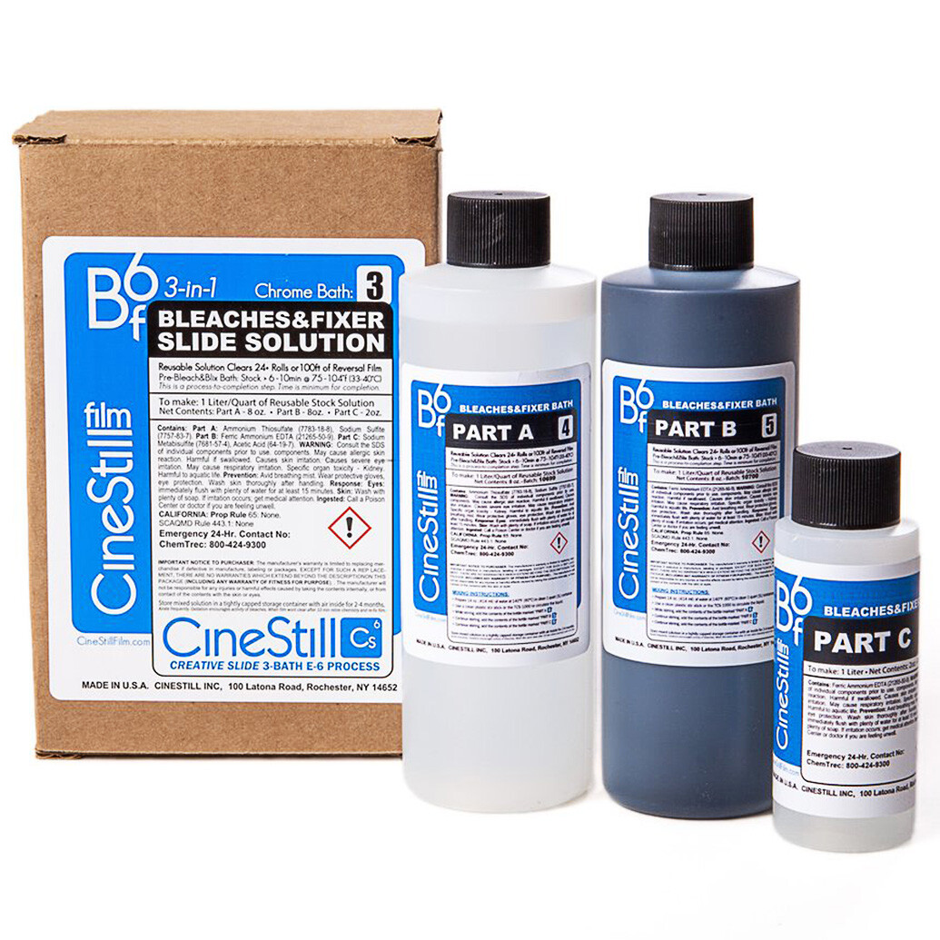 Cinestill Bf6 Bleaches and Fixer