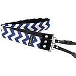 Capturing Couture - Chevron Navy 1.5 inch Strap 0