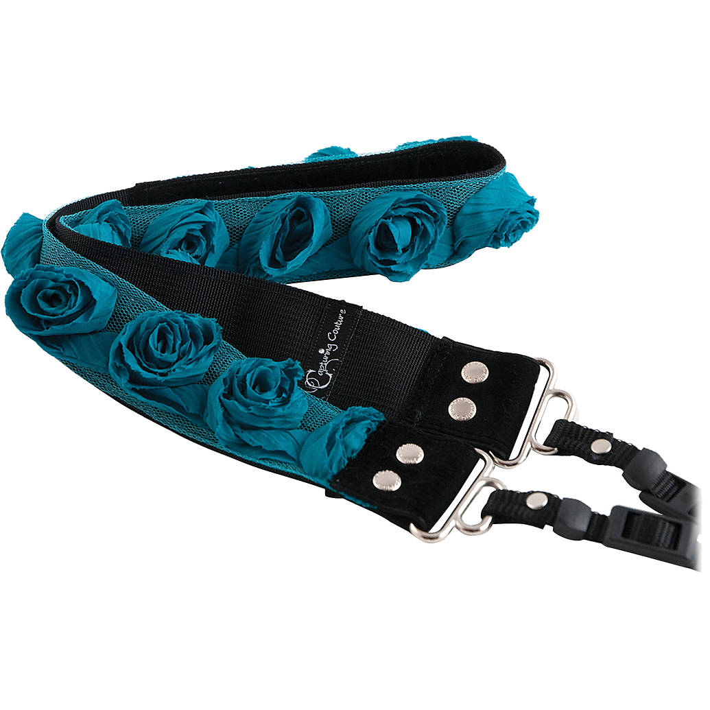 Capturing Couture - Turquoise Organza 1.5 inch Strap