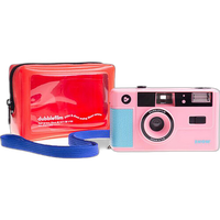dubblefilm SHOW Camera Pink w/ Flash Case Strap 0