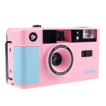 dubblefilm SHOW Camera Pink w/ Flash Case Strap 1