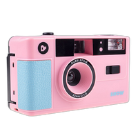 dubblefilm SHOW Camera Pink w/ Flash Case Strap 1