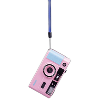 dubblefilm SHOW Camera Pink w/ Flash Case Strap 3