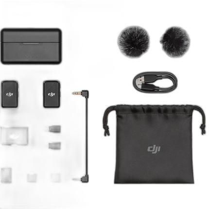 DJI Mic (2 TX + 1 RX + Charging Case)
