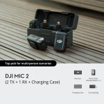 DJI Mic 2 (2 TX + 1 RX + Charging Case) 1