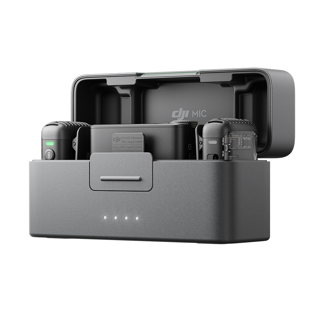 DJI Mic 2 Combo (2x Shadow Black Transmitter, 1x Receiver