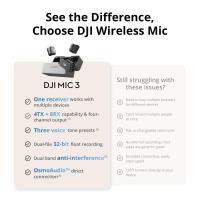 DJI Mic 3 2-Person Compact Wireless Microphone System for Mobile Devices 5