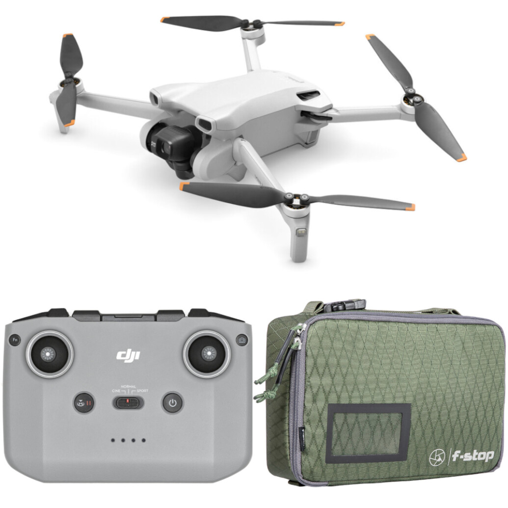 DJI Mini 3 (Standard RC) with f-stop DuraDiamond Drone Small Case