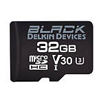 Delkin Devices 32GB MicroSDHC Black UHS-I V30 U3 1