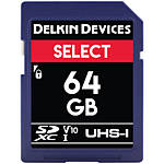 Delkin Devices 64GB SDXC Uhs-I V10 100MB/s Read 50MB/s Write 0