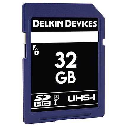 Delkin Devices SDHC 32GB UHS-I 95Read/50Write - U3