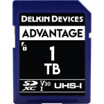 Delkin Devices 1TB SDXC Advantage V30 660X UHS-I 100MB/s Read 80MB/s Write 0