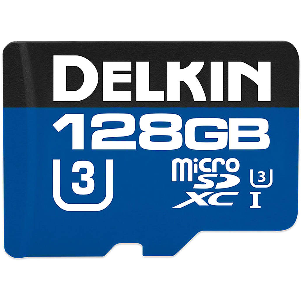 Delkin Devices 128GB MicroSDXC 660X 99MB/s Read 80MB/s Write