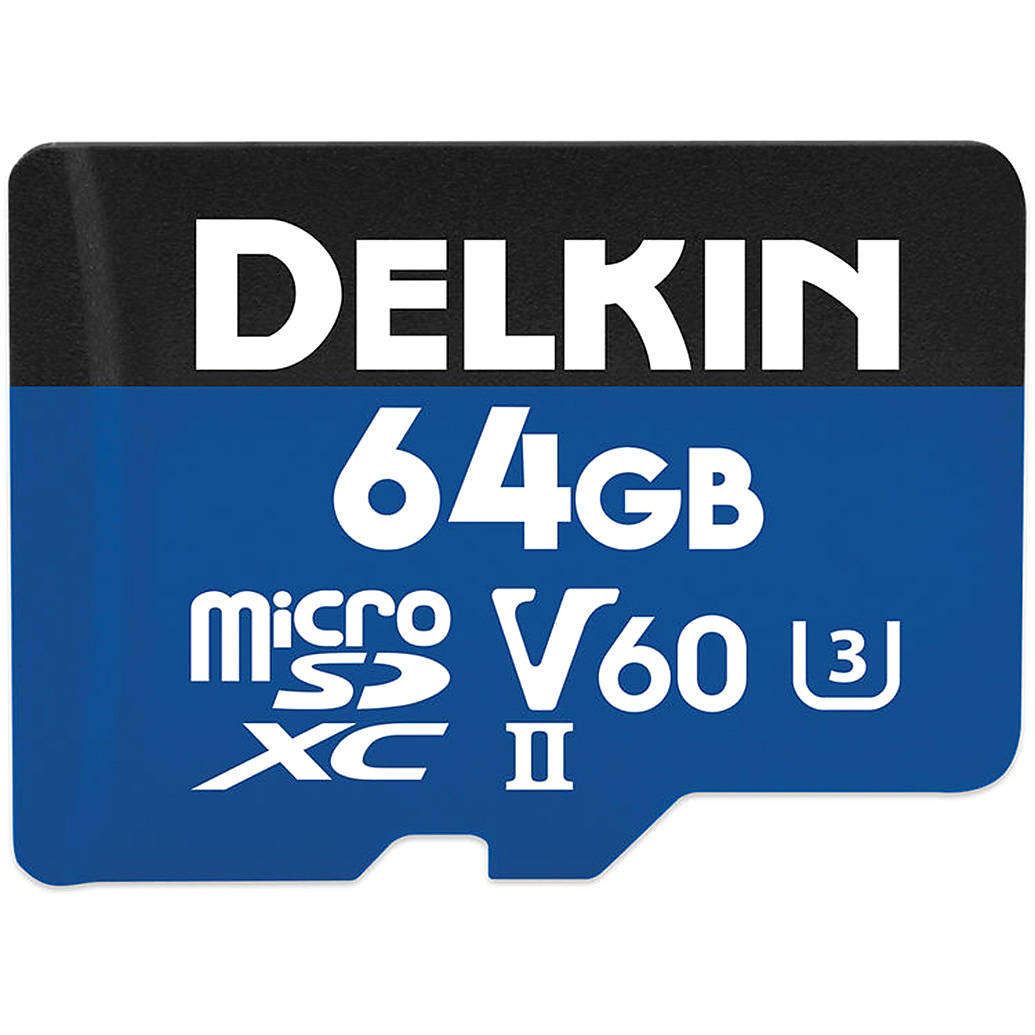 Delkin Devices 64GB Prime MicroSDXC UHS-II V60